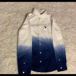 Long sleeve button up Abercrombie shirt size 13/14